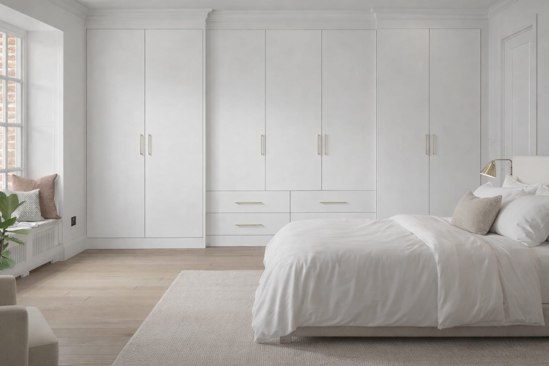 Cassia White Fitted Wardrobes