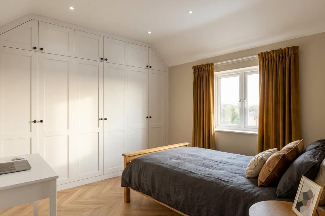 Shaker Classic White Fitted Wardrobes