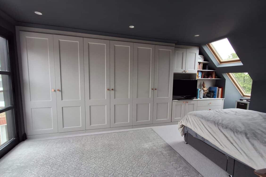 Elle Shaker Wardrobes in Dove Grey