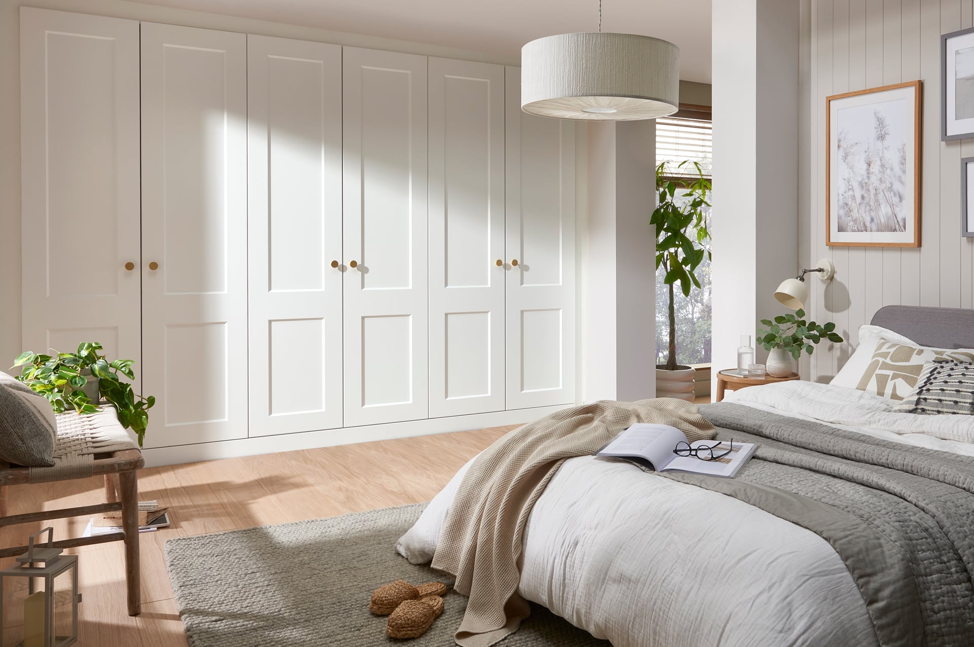 Fitted wardrobes store shaker style