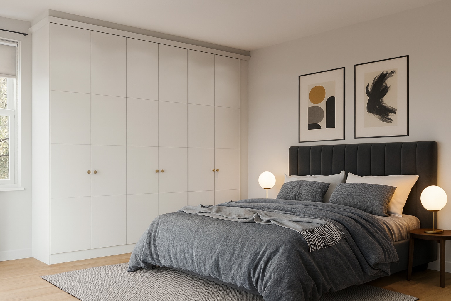 Luna White Fitted Wardrobes
