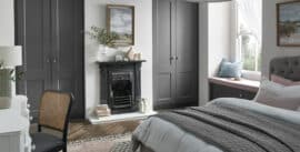 Elle Fitted wardrobes in classic graphite