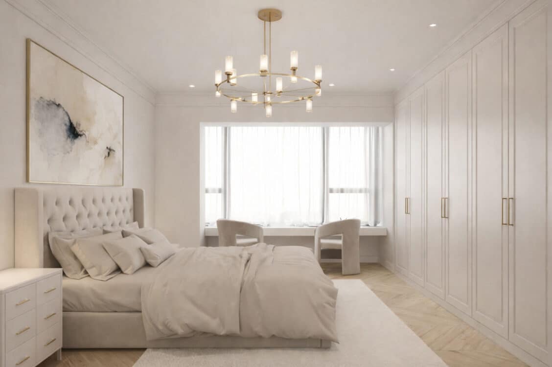 Venito Super Matt White Fitted Wardrobes