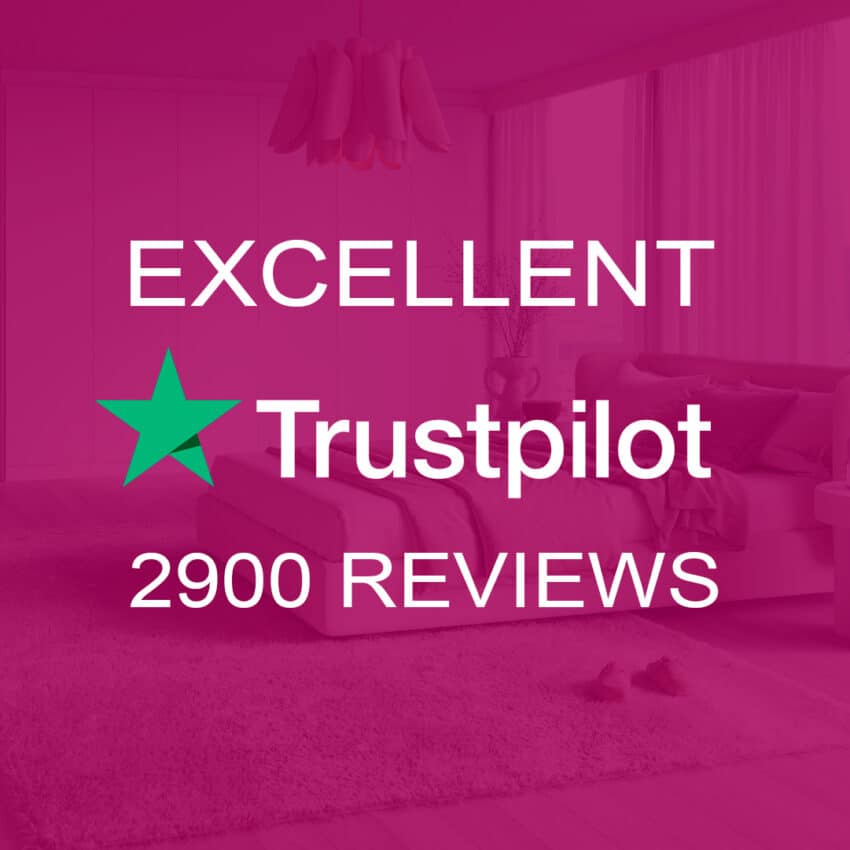 Rated Excellent on Trustpilot for Fitted Wardrobes