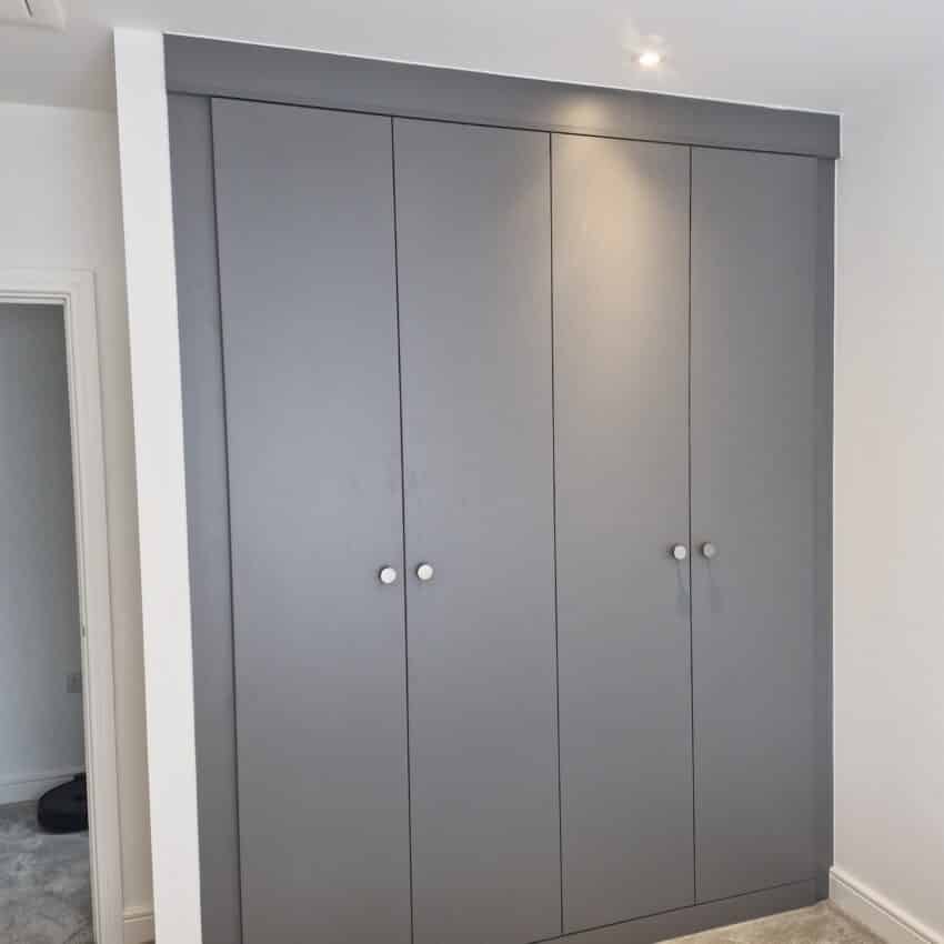 Cassia Pewter Fitted Wardrobes North London