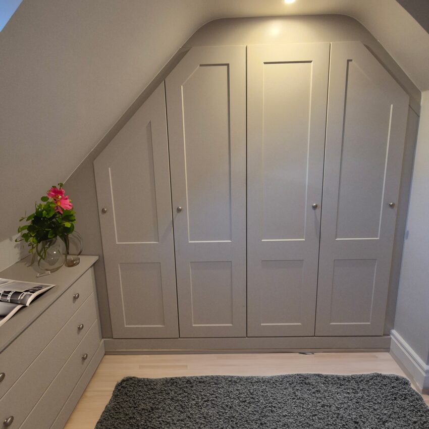 Shaker Classic Loft Room Wardrobes in Guildford