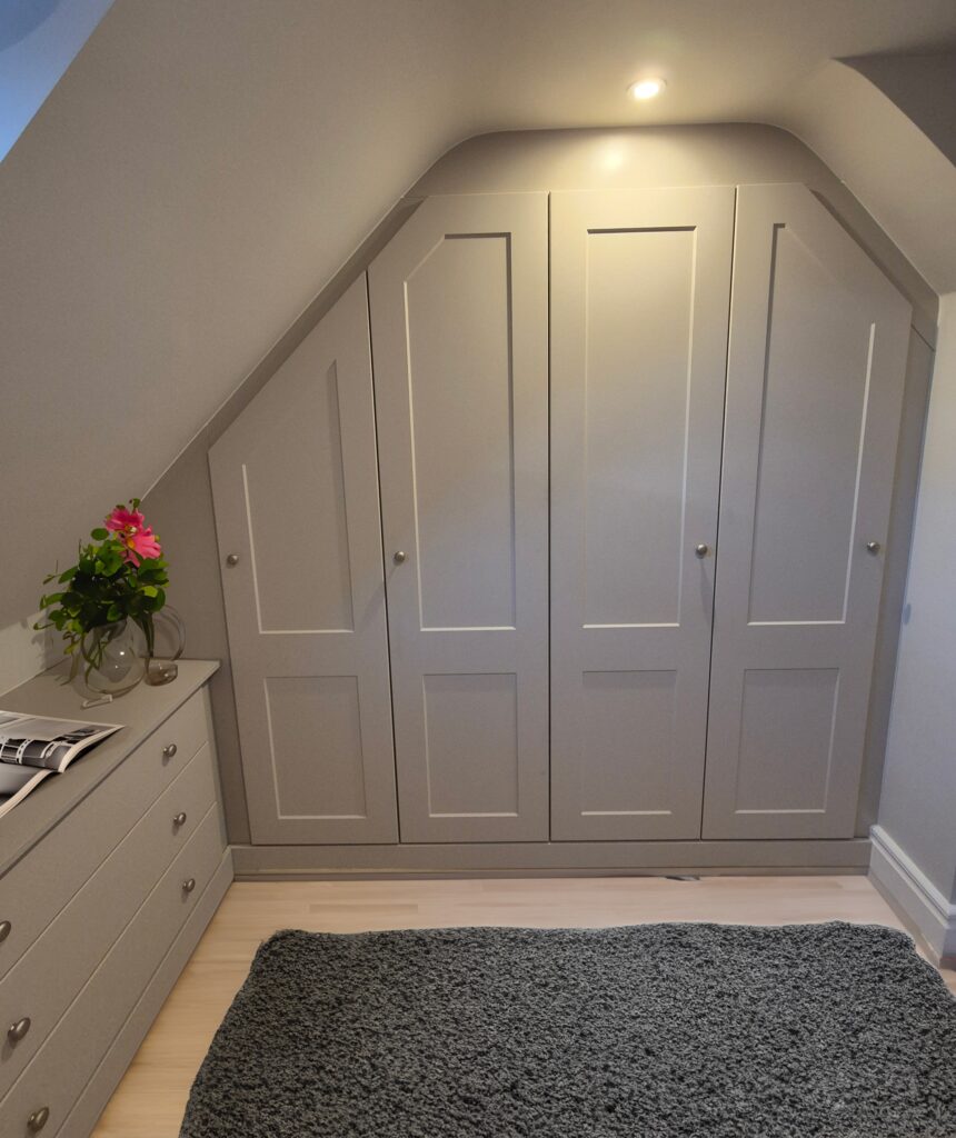Shaker Classic Loft Room Wardrobes in Guildford