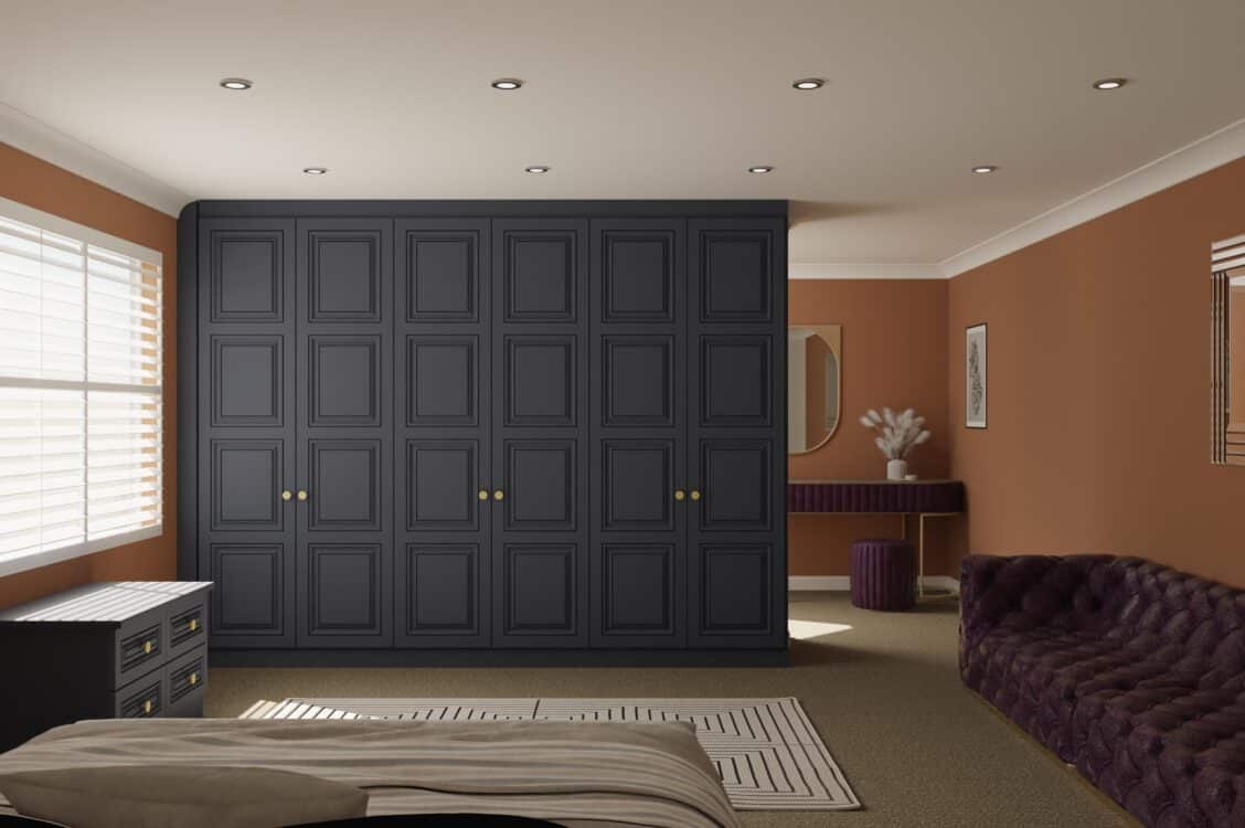 Darcy classical 4 panel door fitted wardrobes