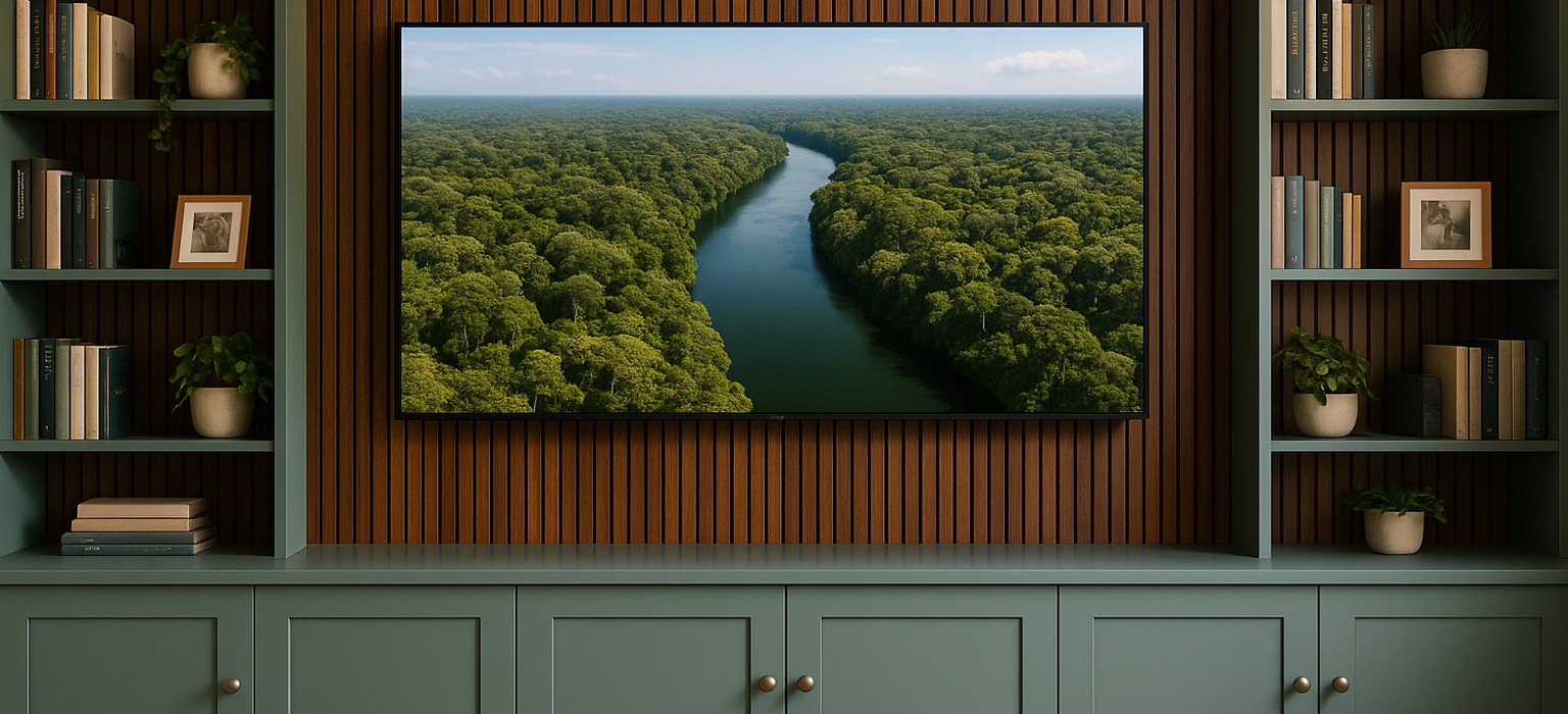 Media Room in Fjord Blue
