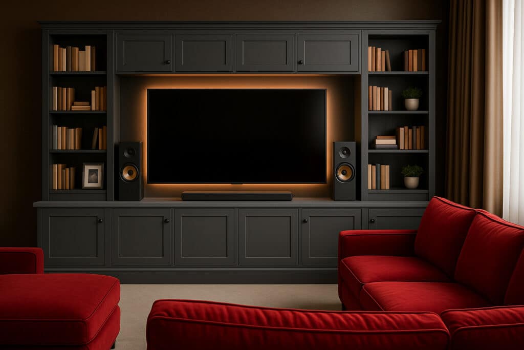 Shaker Black Media Room