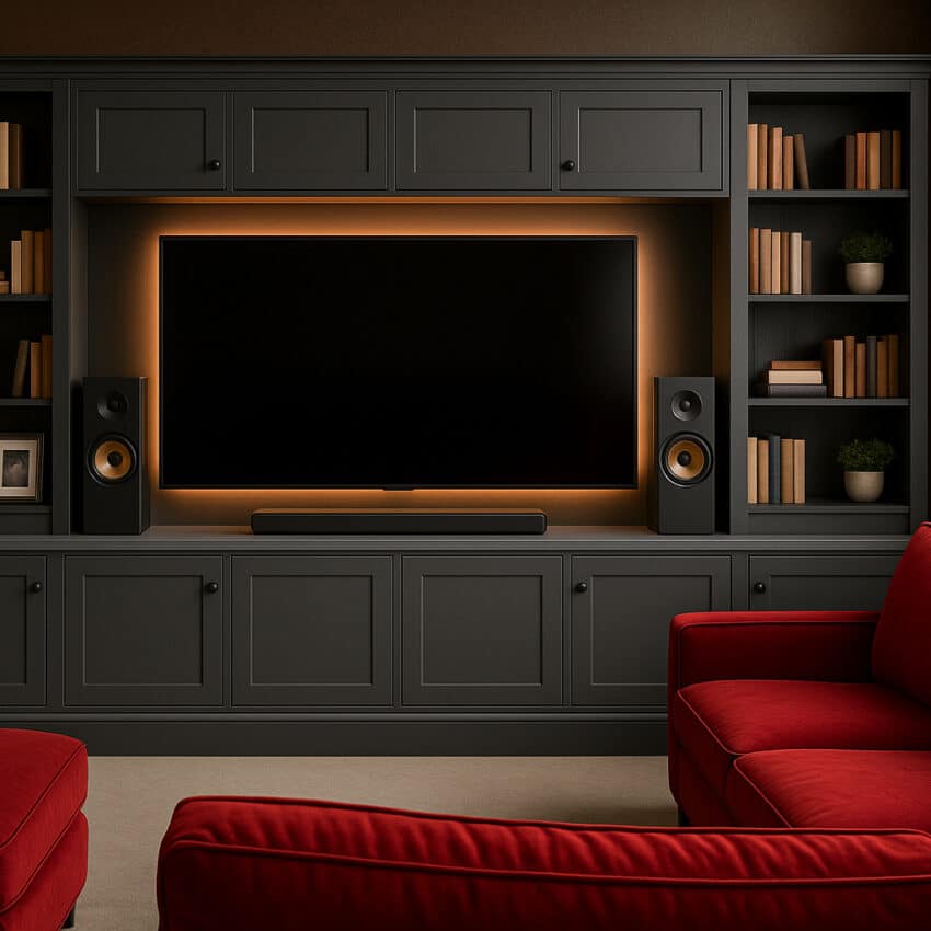 Shaker Black Media Room