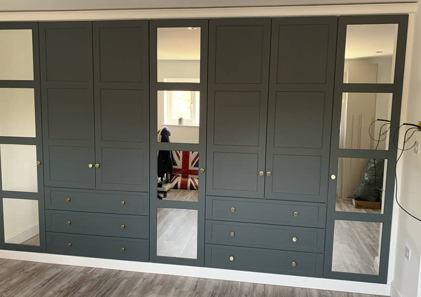 Are fitted wardrobes Worth it green bedroom