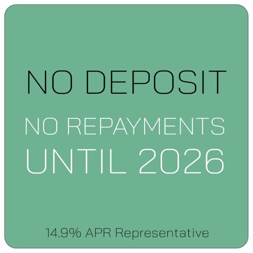 No Deposit No repayments until 2026
