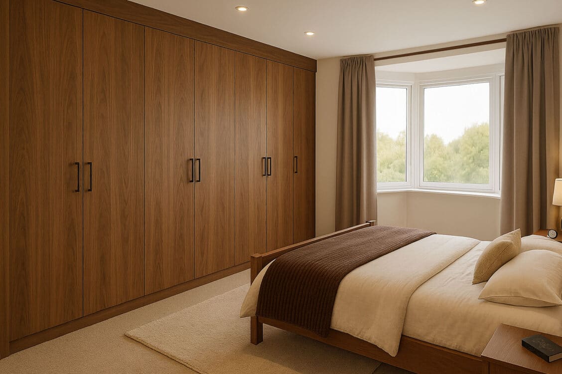 Cassia Walnut Noce Fitted Wardrobes