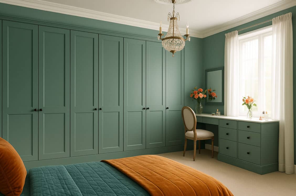 Elle Reed Green Fitted Wardrobes