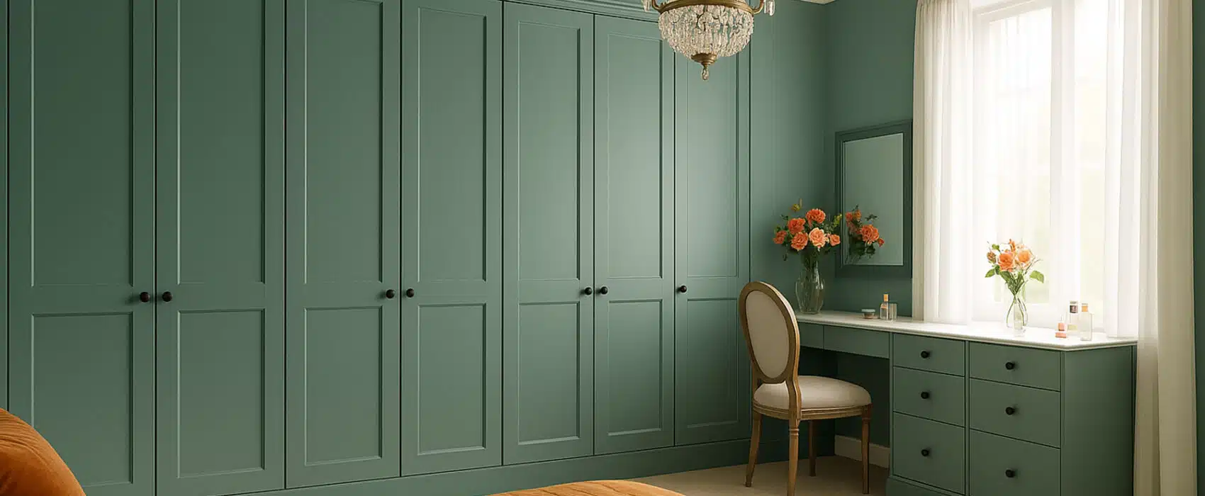Elle Reed Green Fitted Wardrobes