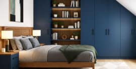 Serenity Midnight Blue Fitted Wardrobes