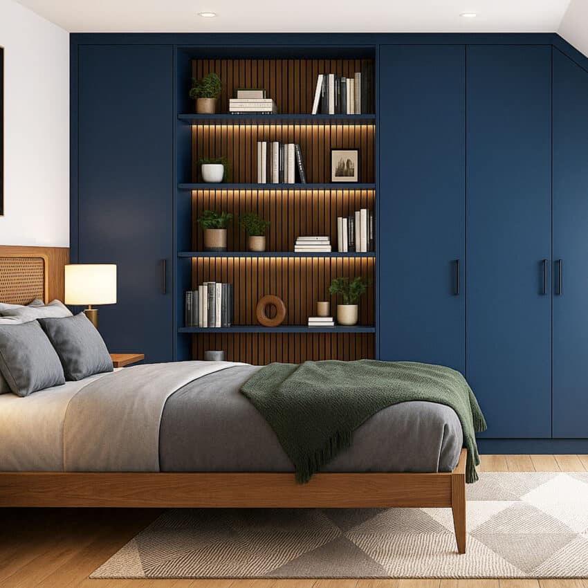 Serenity Midnight Blue Fitted Wardrobes