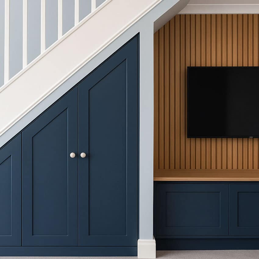 Shaker Blue Understairs Design