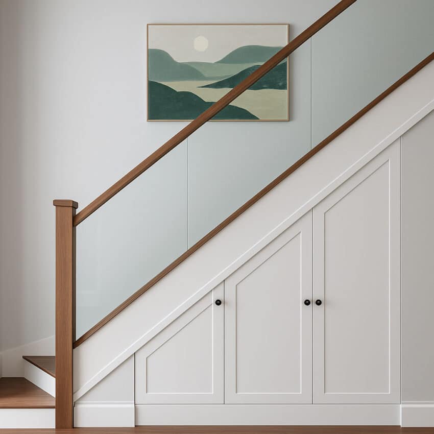 Understairs Storage Shaker White