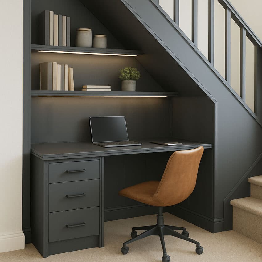 Understairs Home Office Cassia Graphite