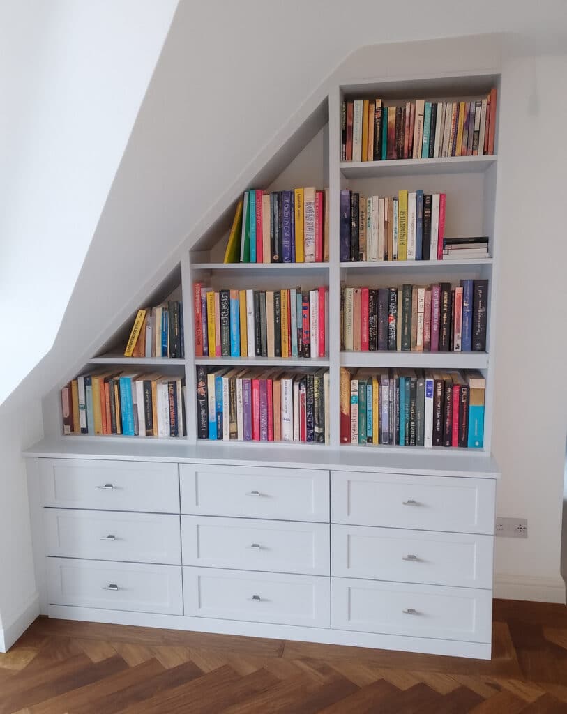 Angled Shelving Unit