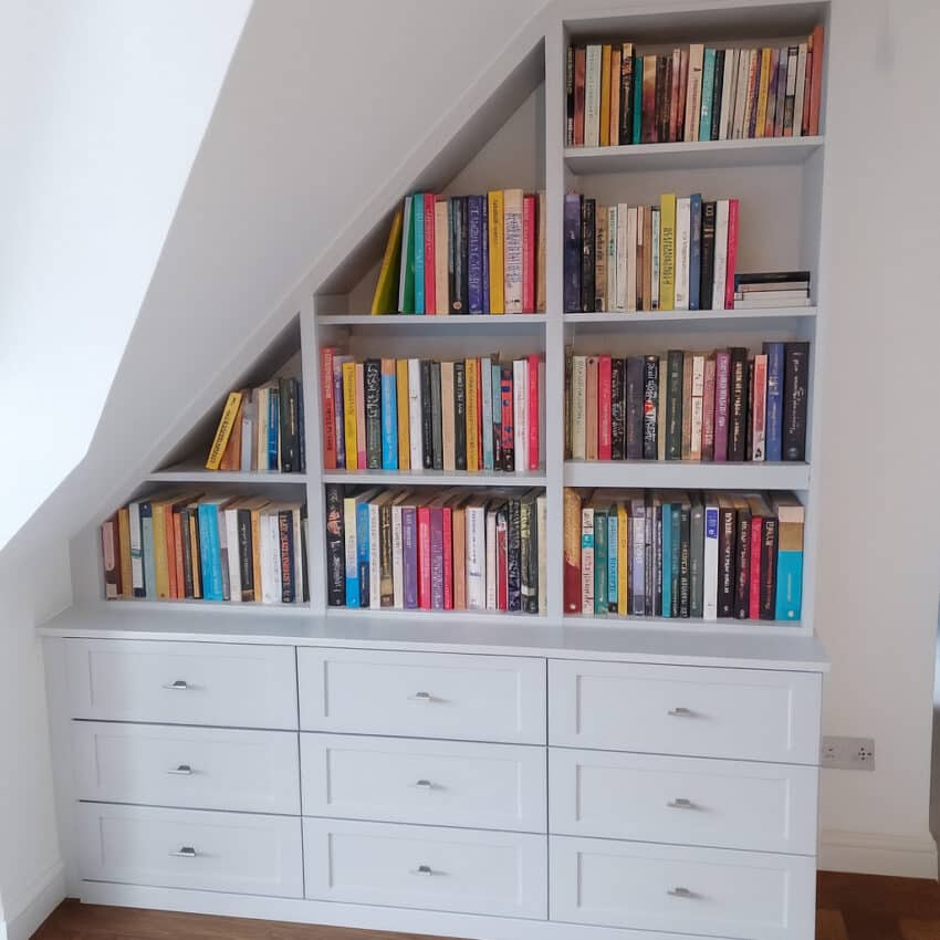 Angled Shelving Unit