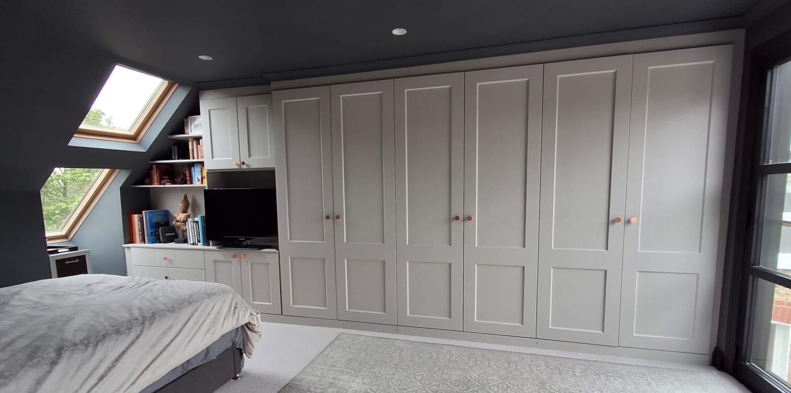 Sloping Ceiling Fitted Wardrobes