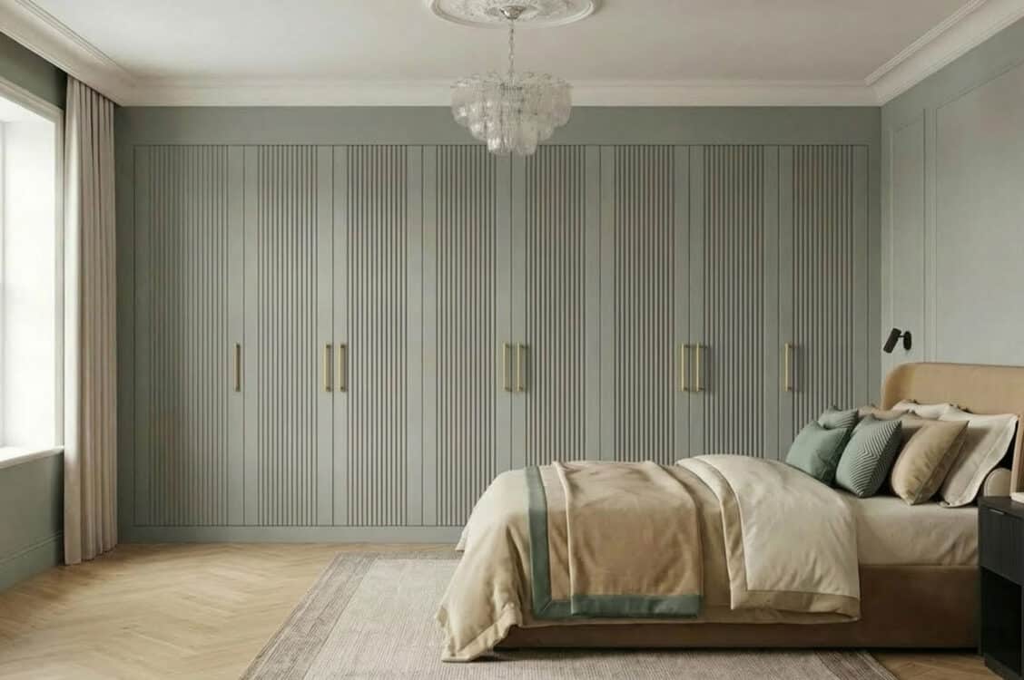 Deco Reed Green Fitted Wardrobes