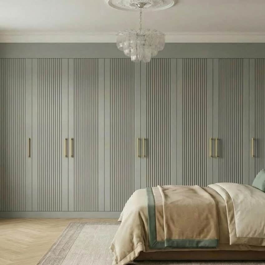 Deco Reed Green Fitted Wardrobes