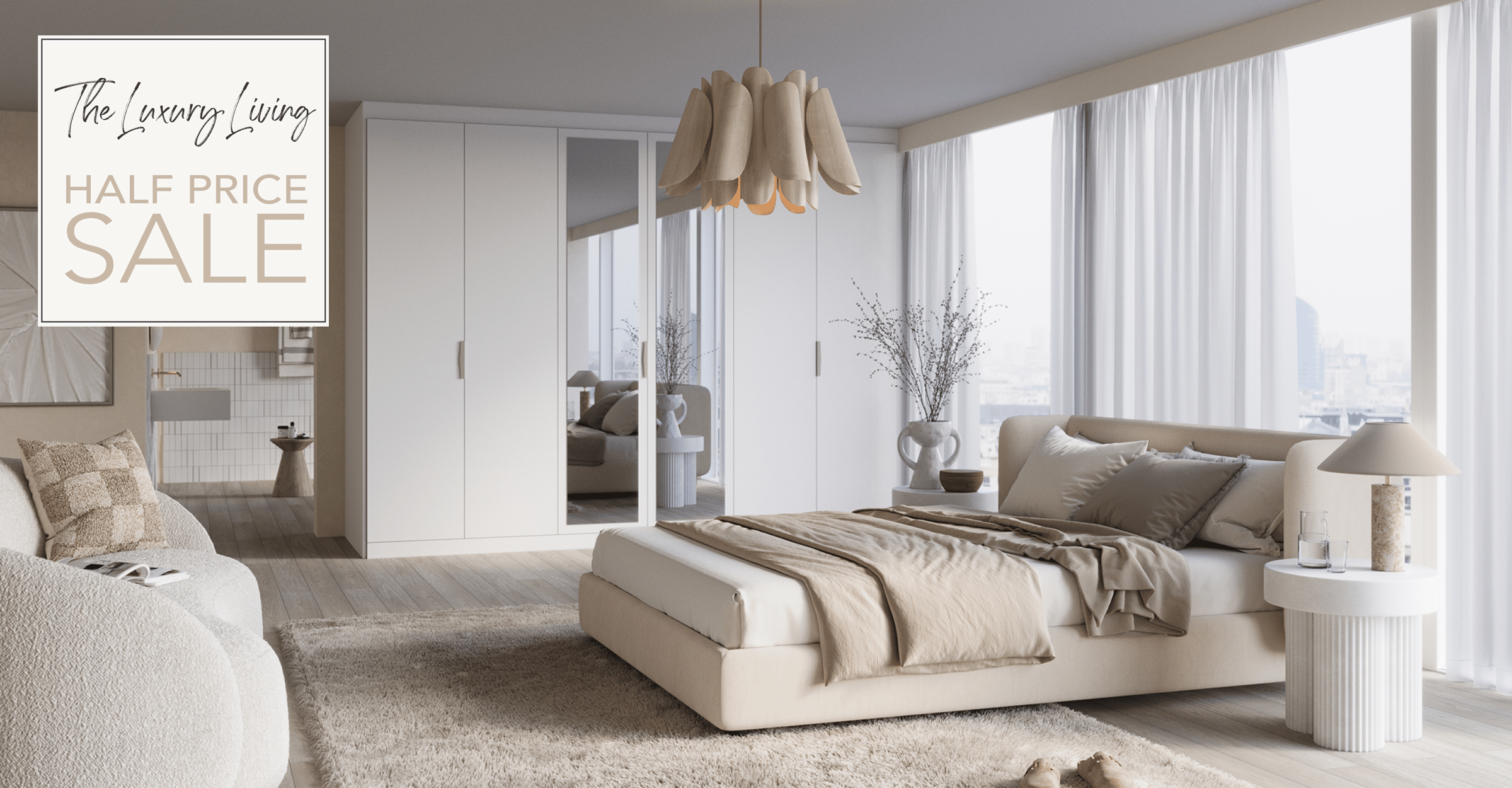 Cassia White Fitted Wardrobes