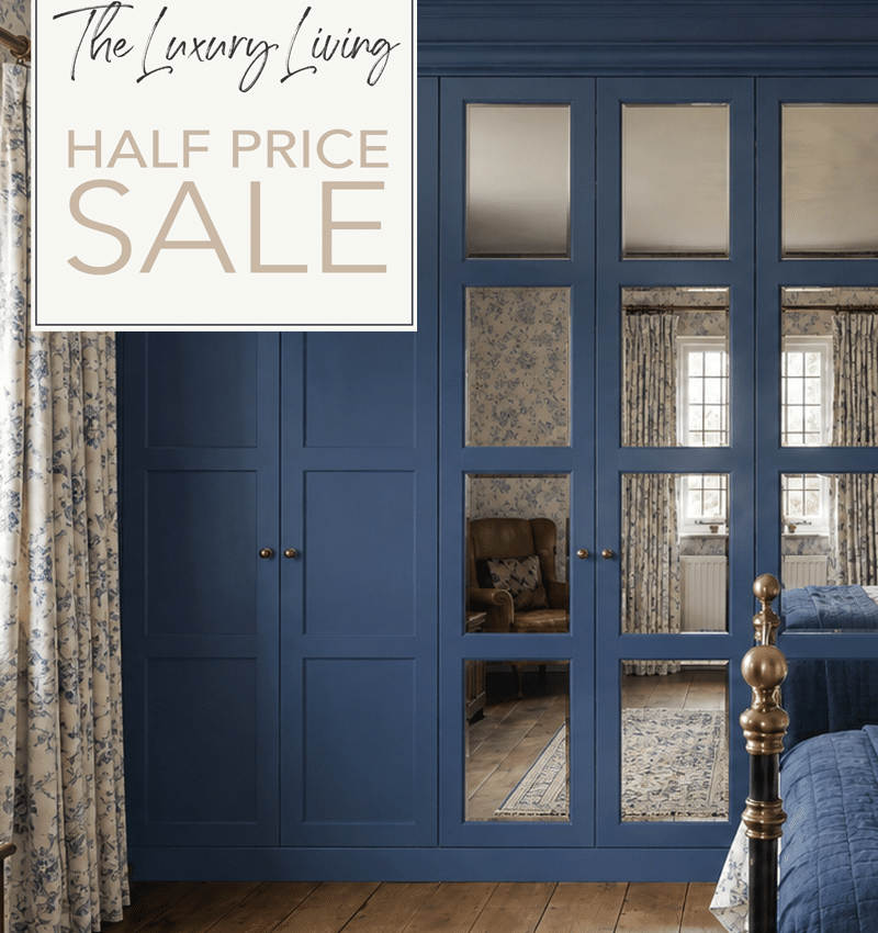 Elise Classic Blue Fitted Wardrobes