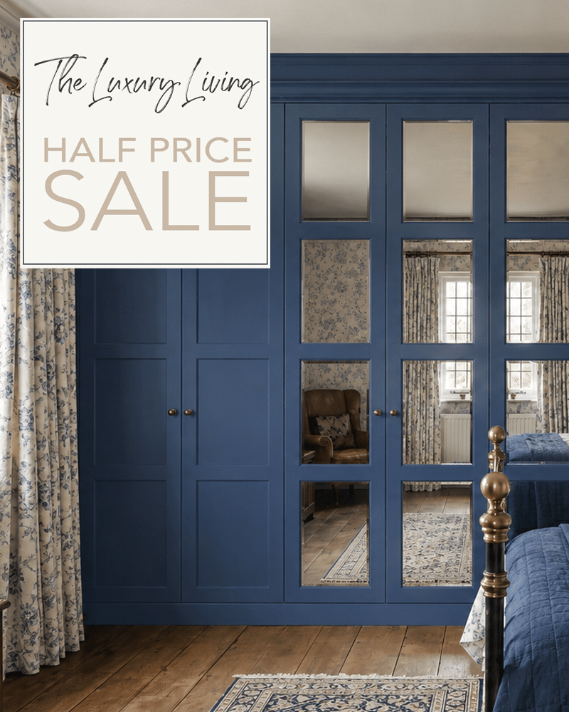 Elise Classic Blue Fitted Wardrobes