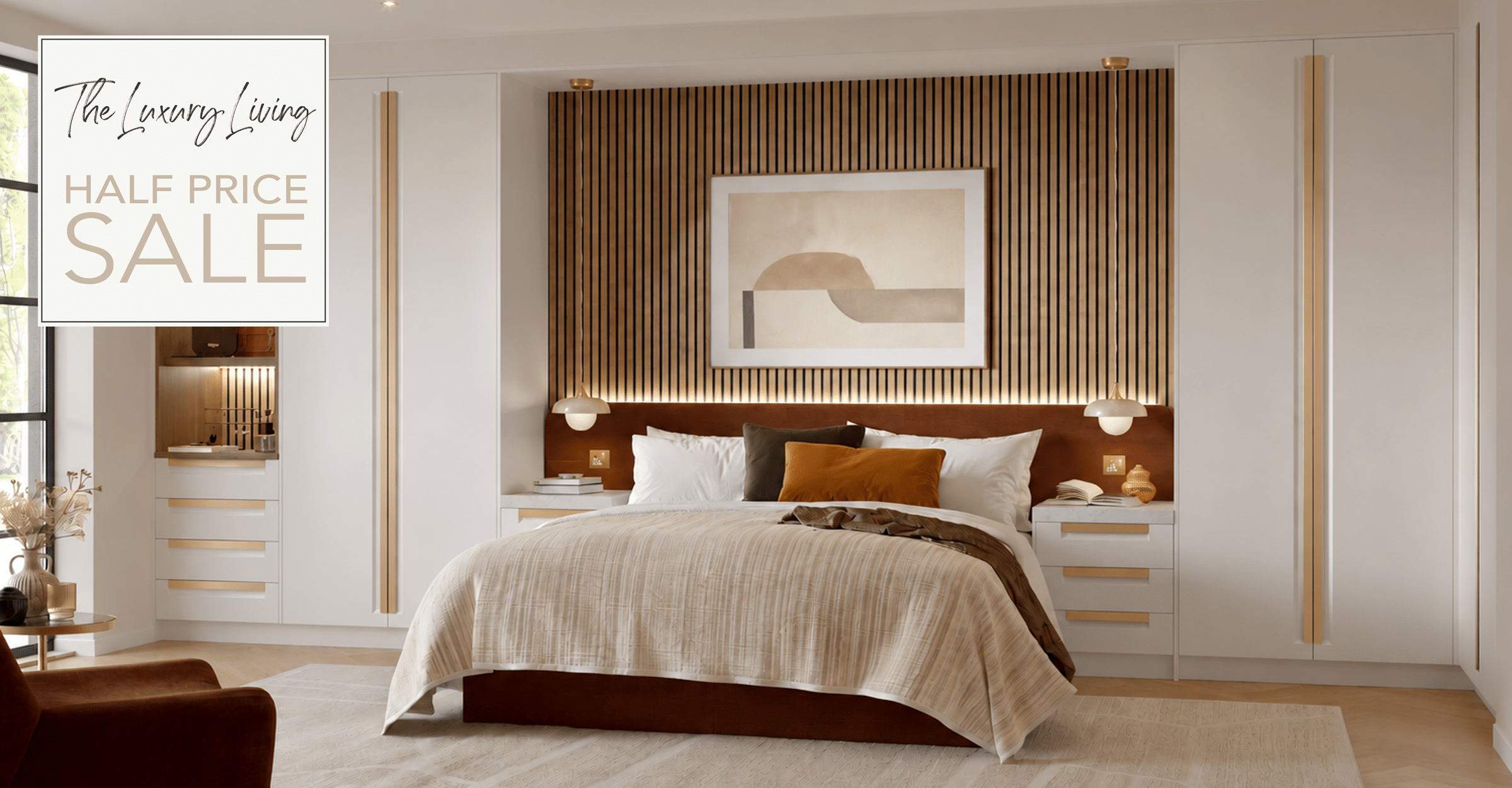 Harmony White Fitted Wardrobes