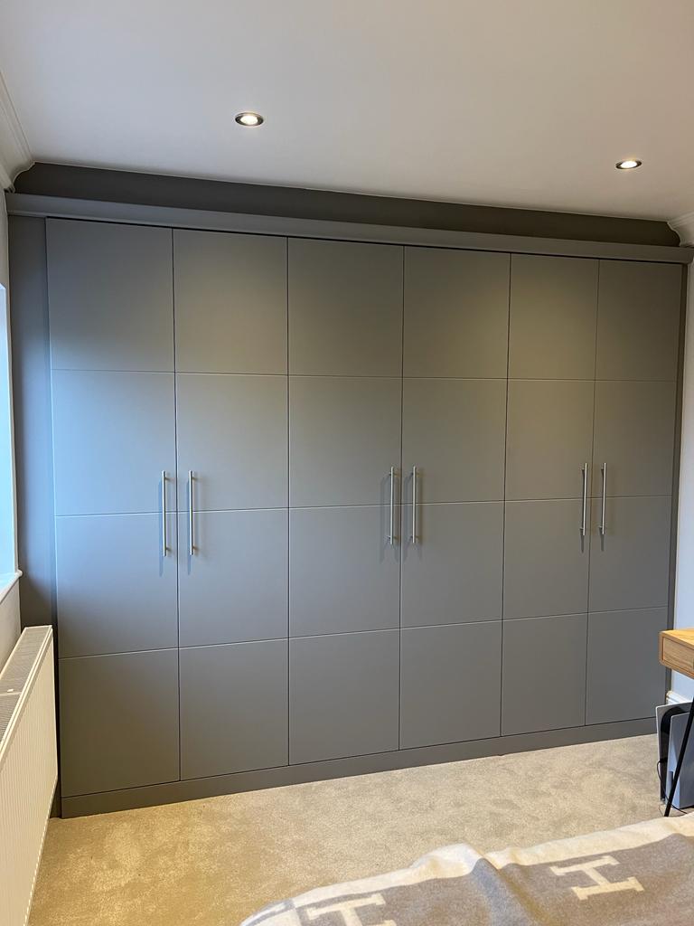 Luna Pewter Fitted Wardrobes In Staffordshire