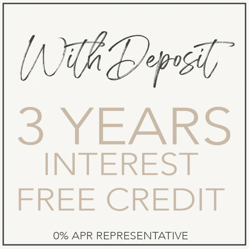 3 Years Interest Free Credit