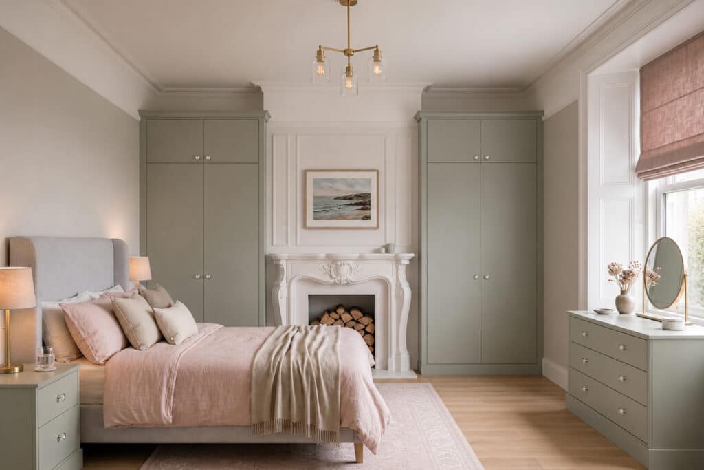 Cassia Reed Green Fitted Wardrobes