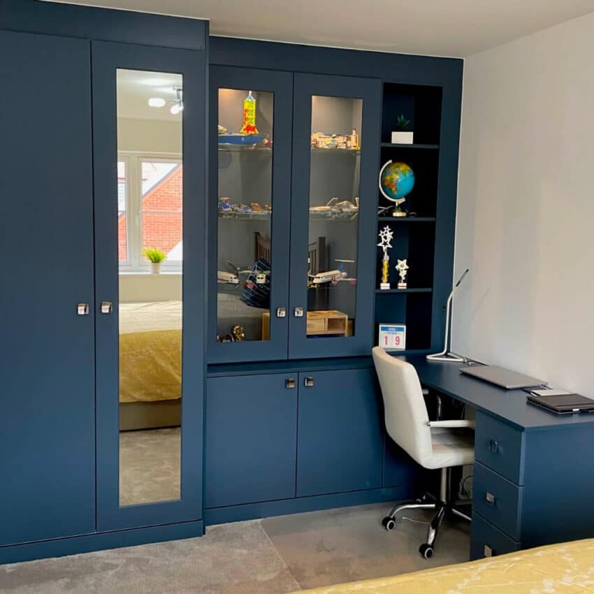Blue Home Office