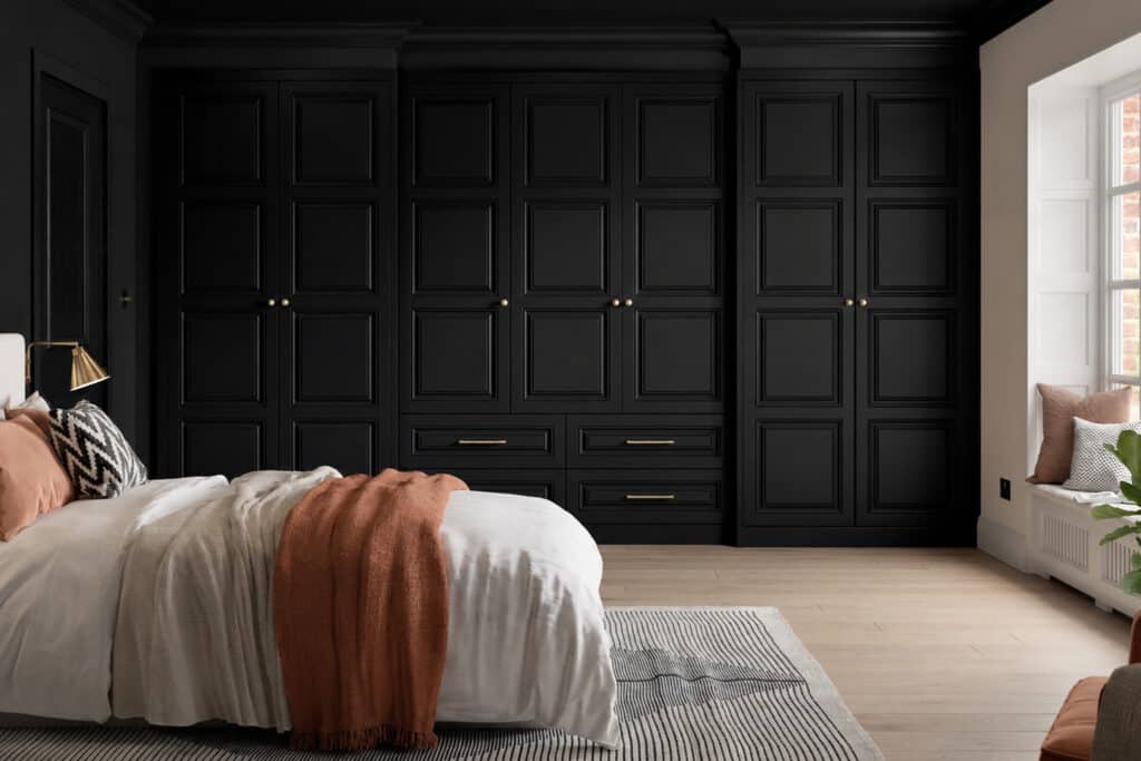 Darcy Classic Black Fitted Wardrobes