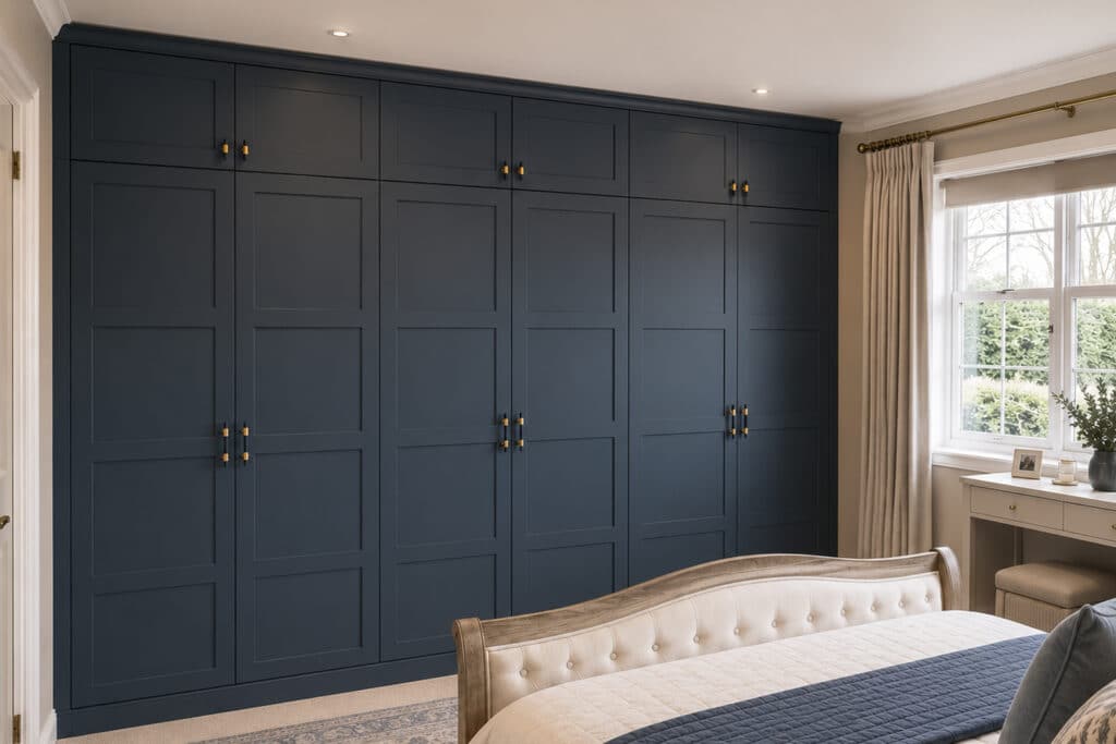 Elise Blue Fitted Wardrobes Chester