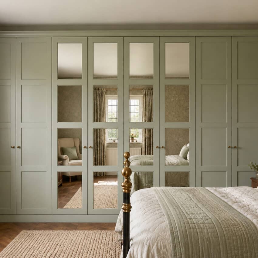 Elise Reed Green Fitted Wardrobes