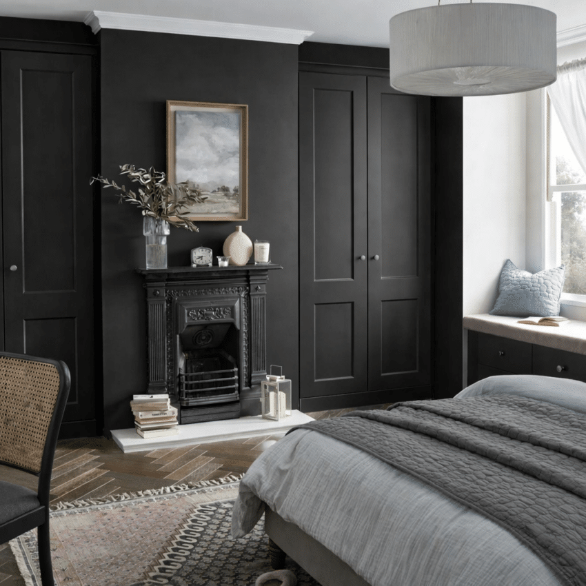 Shaker Elle Matt Black Fitted Wardrobes