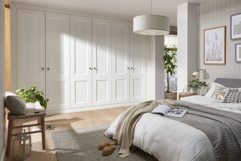 Shaker Elle White Fitted Wardrobes