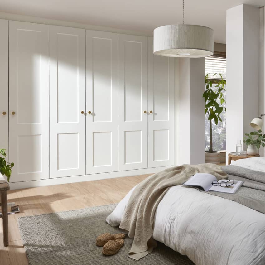 Shaker Elle White Fitted Wardrobes