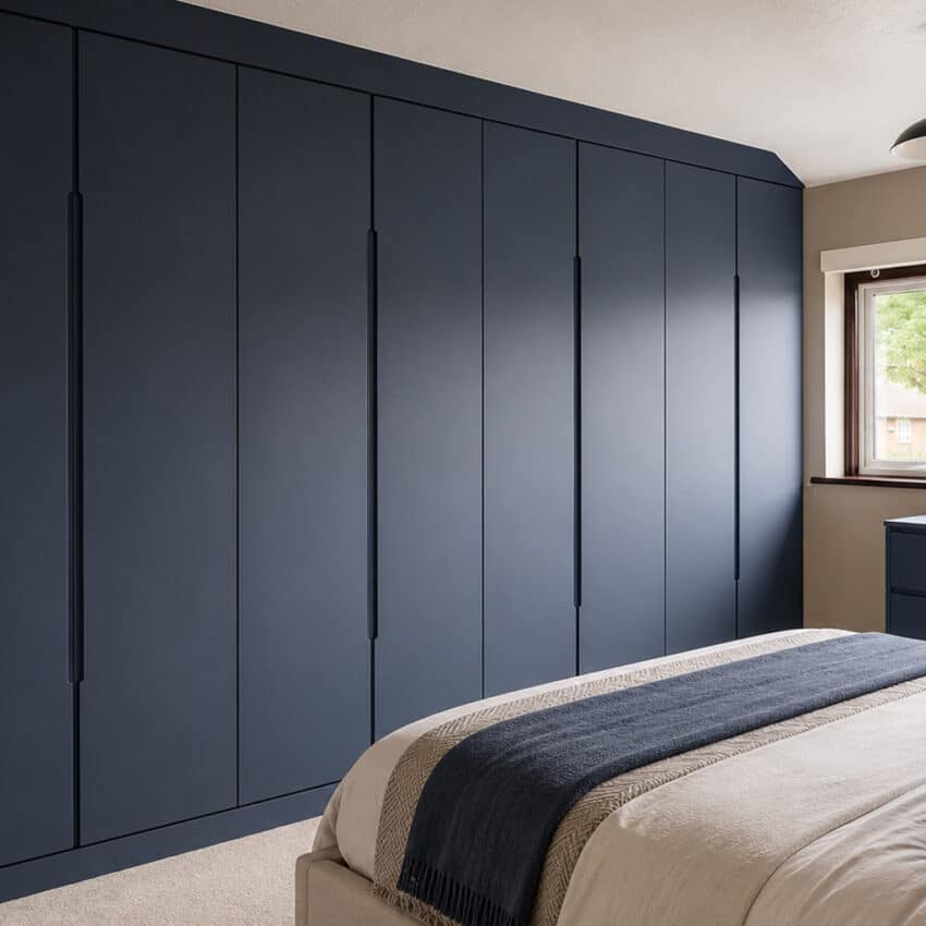 Gabriella Blue Fitted Wardrobes