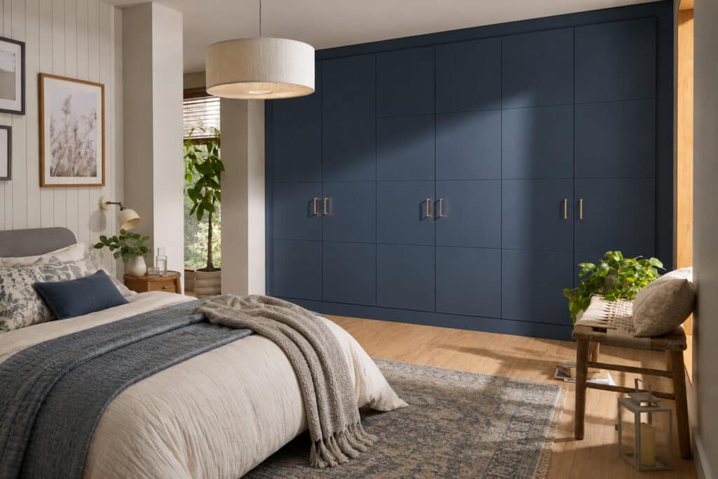 Luna Blue Fitted Wardrobes