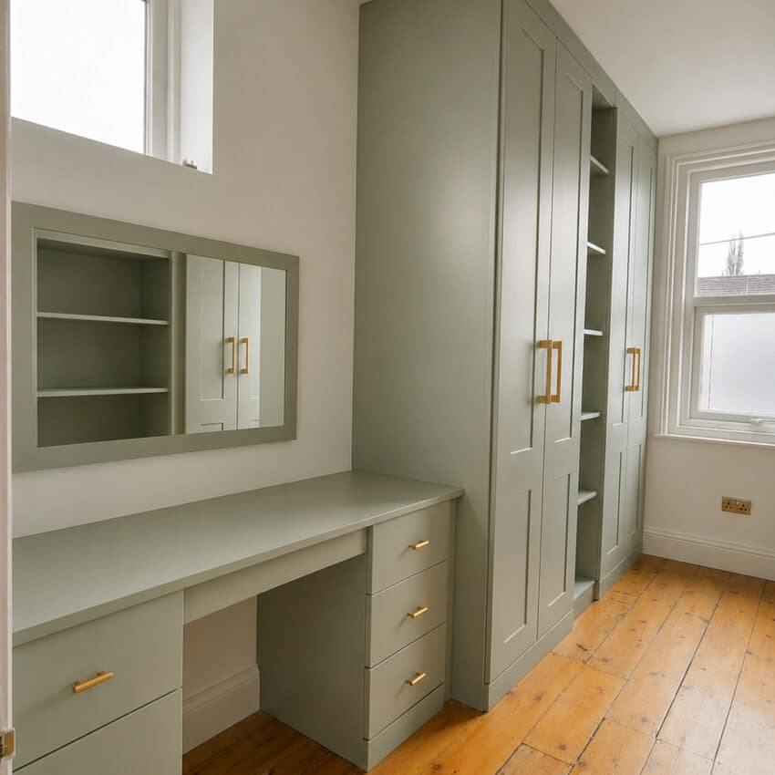Shaker Green Dressing Room